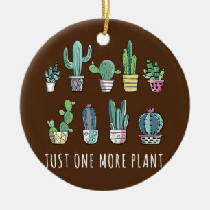 Nur noch eine Pflanze Kaktus Mama Sukkulente Töpfe Keramik Ornament