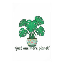 Nur noch eine Pflanze Süßer Monstera Poster