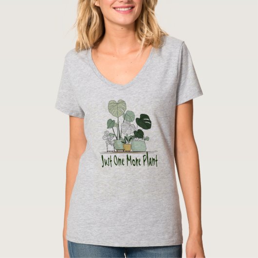 Nur noch eine Pflanze T-Shirt (Vorderseite)