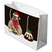 Nur noch eine Puffsack Große Geschenktüte (Rückseite Schrägansicht)
