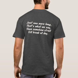 Nur noch eine Runde Rhythmisches T-Shirt für Hunde