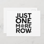 Nur noch eine Zeile | Knittergeschenk Postkarte (Vorne/Hinten)