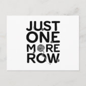 Nur noch eine Zeile | Knittergeschenk Postkarte (Vorderseite)