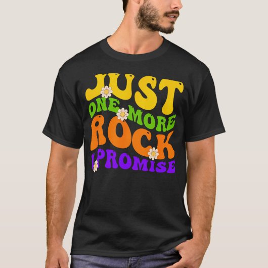 Nur noch einen Stein, wir versprechen es, Retro Gr T-Shirt (Vorderseite)