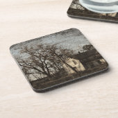 Nur noch Erinnerungen, das Landhaus verlassen Getränkeuntersetzer (Linke Seite)