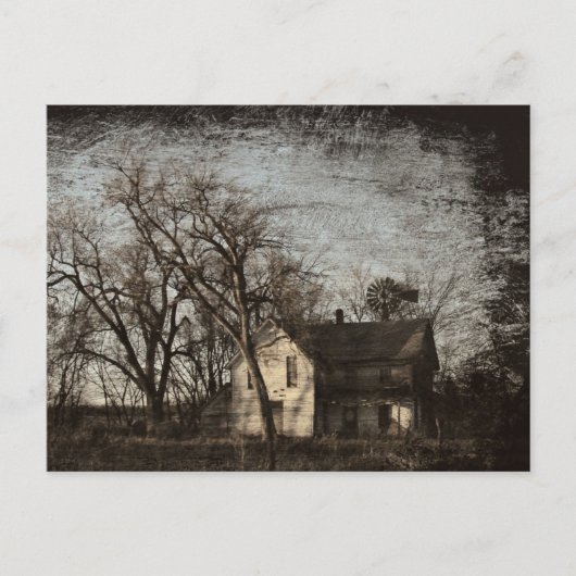 Nur noch Erinnerungen, das Landhaus verlassen Postkarte (Vorderseite)