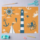 Nur noch mehr Design der Nautic-Serie 4 Seidenpapier (Basteln)