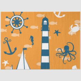 Nur noch mehr Design der Nautic-Serie 4 Seidenpapier