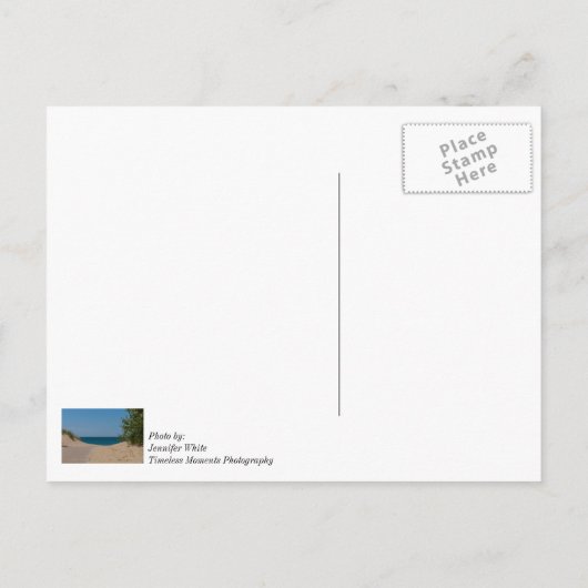 Nur noch weiter postkarte (Rückseite)