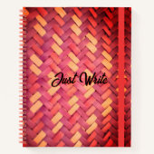 Nur Notebook schreiben Notizblock (Vorderseite)