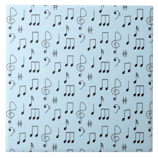 Nur Noted Blue Fliese (Vorderseite)