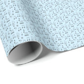 Nur Noted Blue Geschenkpapier (Rolleneckpunkt)
