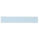 Nur Noted Blue Großer Tischläufer (Horizontal)