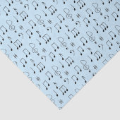 Nur Noted Blue Seidenpapier (Ausschnitt)