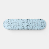 Nur Noted Blue Skateboard (Horizontal)