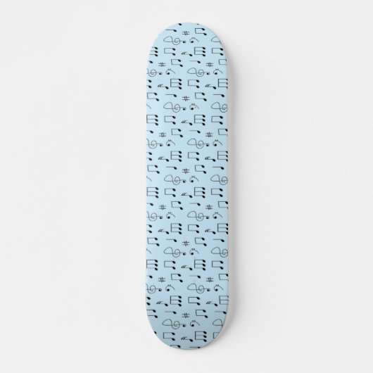 Nur Noted Blue Skateboard (Vorne)
