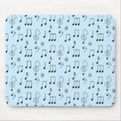 Nur Notiert Blau Mousepad (Vorne)