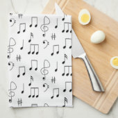 Nur notiert geschirrtuch (Viertel Falte)