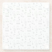 Nur notiert glasuntersetzer (Rückseite)