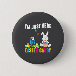 Nur Osterhase M Hier Ostern Button
