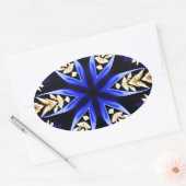 Nur!_ Ovaler Aufkleber (Umschlag)