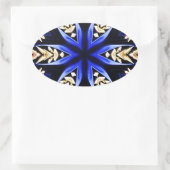 Nur!_ Ovaler Aufkleber (Tasche)