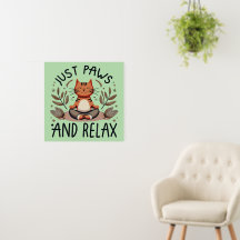 Nur Paare und Relax Yoga Cat