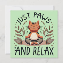 Nur Paare und Relax Yoga Cat