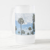 Nur Palmen Mattierte Tasse (Vorderseite Links)