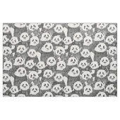 nur Panda Schwarz-weiß Stoff (Fat Quarter (45,7 x 55,9 cm))