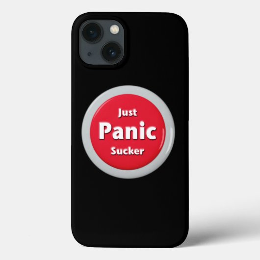 Nur Panic Button Sucker Case-Mate iPhone Hülle (Rückseite)