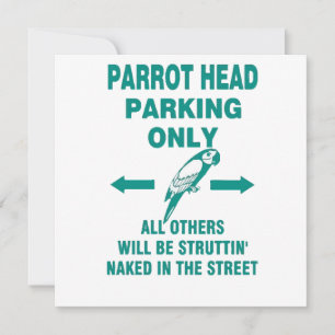 Nur Parkplatz Einladung