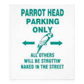 Nur Parkplatz Fotodruck (Vorne)