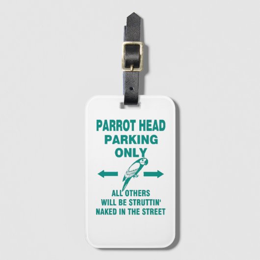 Nur Parkplatz Gepäckanhänger (Vorderseite Vertikal)