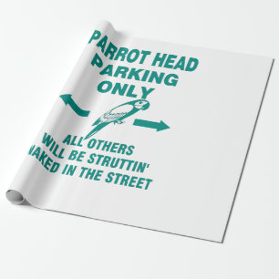 Nur Parkplatz Geschenkpapier