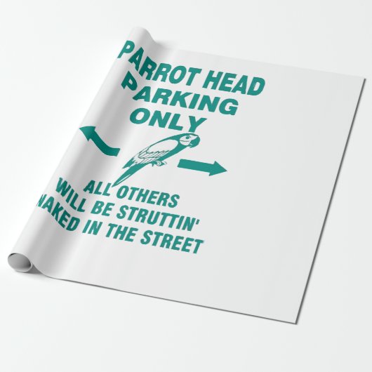 Nur Parkplatz Geschenkpapier (Ungerollt)