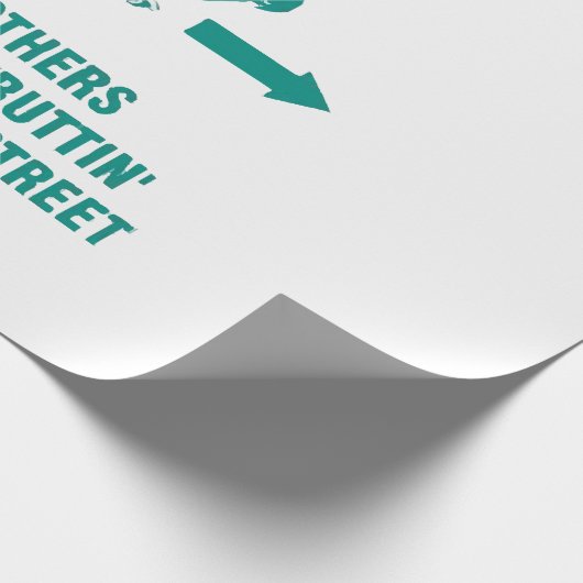 Nur Parkplatz Geschenkpapier (Ecke)