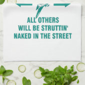 Nur Parkplatz Geschirrtuch (Gefaltet)