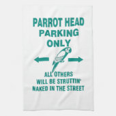 Nur Parkplatz Geschirrtuch (Vertikal)