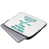 Nur Parkplatz Laptopschutzhülle (Vorne Knopf)