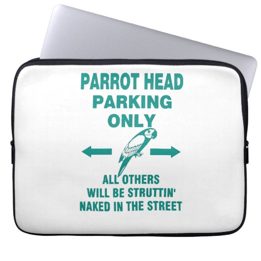 Nur Parkplatz Laptopschutzhülle (Vorderseite)