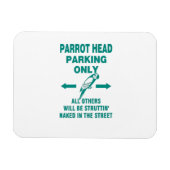 Nur Parkplatz Magnet (Horizontal)