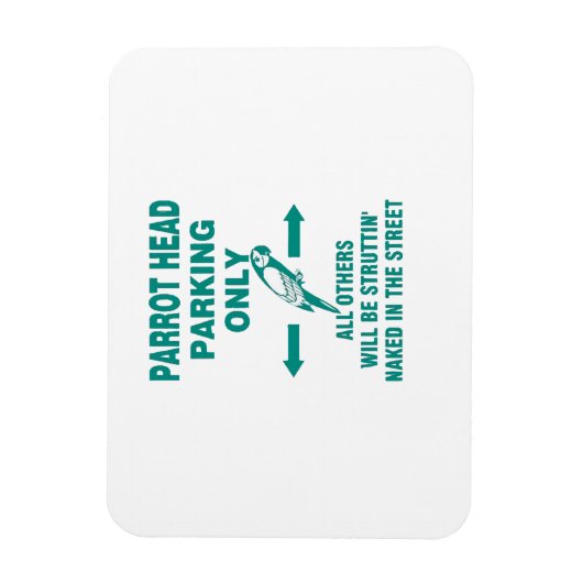 Nur Parkplatz Magnet (Vertikal)