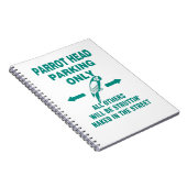 Nur Parkplatz Notizblock (Rechte Seite)