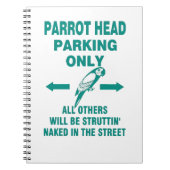 Nur Parkplatz Notizblock (Vorderseite)