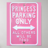 Nur Parkplatz Princess Poster (Vorne)