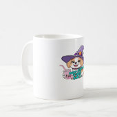 Nur Paw-Schwänze - Niedlicher Hund mit Blasen-Tee  Kaffeetasse (Vorderseite Links)