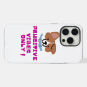 Nur pawsitive Vibes iPhone Hülle (Rückseite (Horizontal))