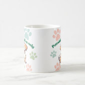 Nur pawsitive Vibes Kaffeetasse (Mittel)