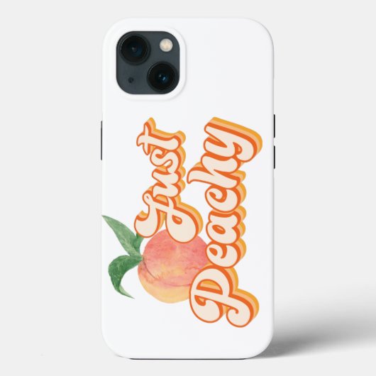 Nur Peachy Case-Mate iPhone Case (Rückseite)